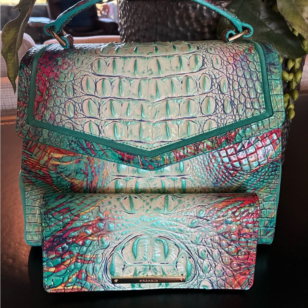 Brahmin Satchel and Ady Set in "Dream Quantum" NWT and Retired, HTF